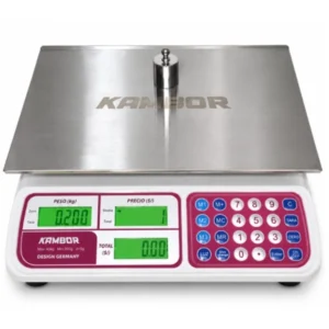 Balanza de mesa 40 kg precisión 5 gramos Pantalla doble